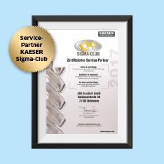 KAESER Sigma-Club Zertifizierter Service-Partner