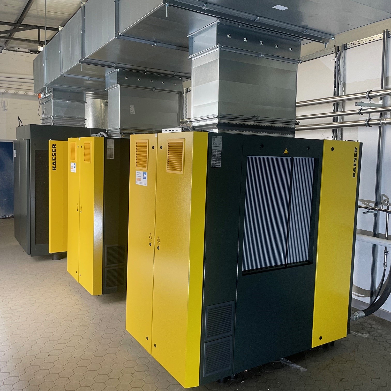 Schraubenkompressor, Lüftung